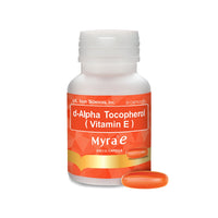 Myra E 400 IU Vitamin E d-Alpha Tocopherol 30caps