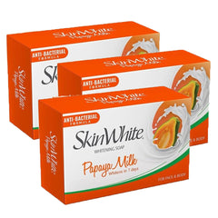 SkinWhite Papaya Milk Whitening Soap 3Pcs × 90g