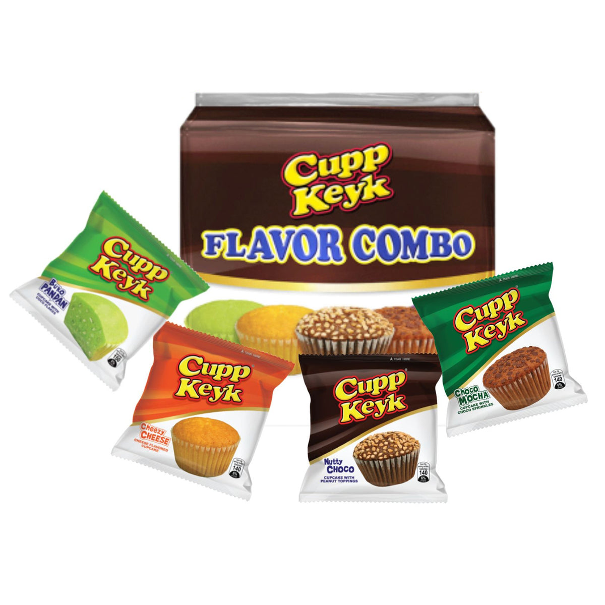 Cupp Keyk Flavor Combo - 10 x 33g