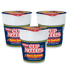 Nissin Cup Noodles Spicy Seafood 60g (3 Pcs Combo Offer)