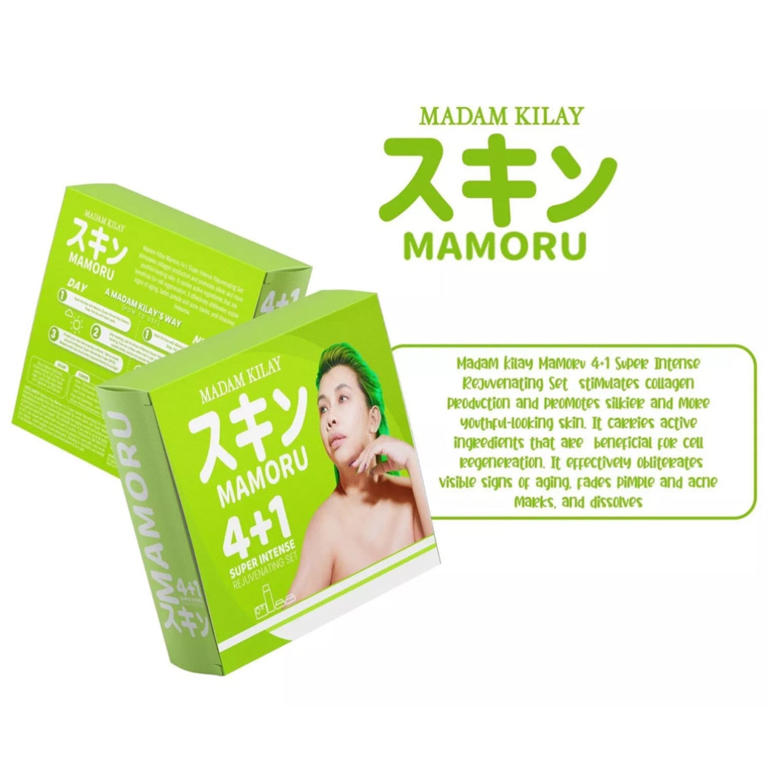 Madam Kilay Mamoru 4+1 Super Intense Rejuvenating Set