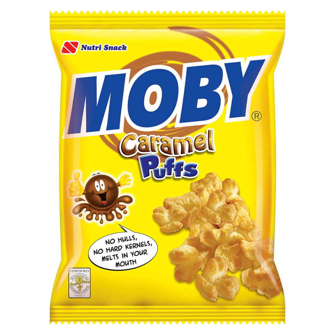 Moby Caramel Puffs 90g - Nutri-Snack