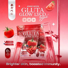 Jennie Moon Gluta Glow Lyco Blink (No Sugar Added Juice) | 10g × 30 Sachets
