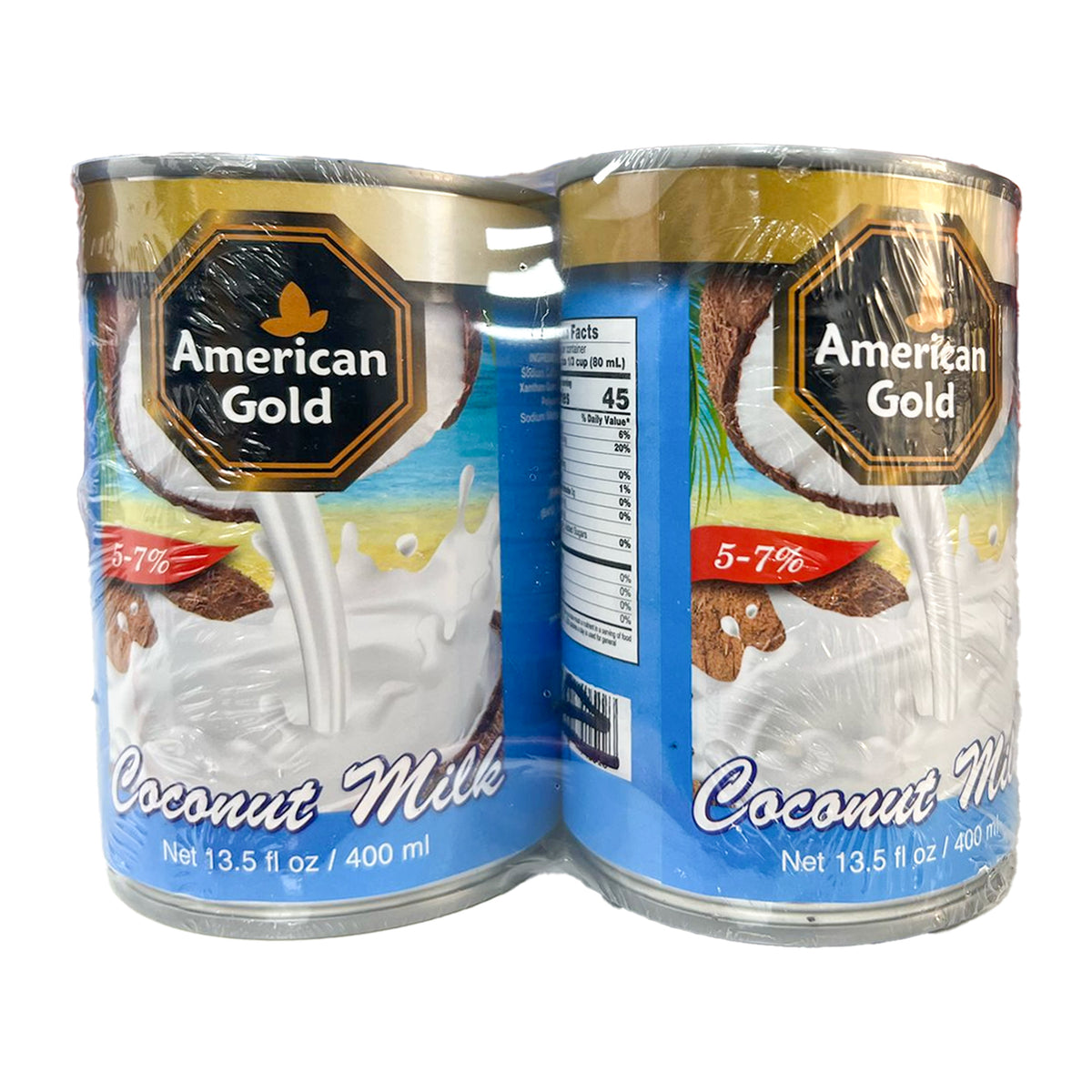 American Gold Coconut Milk - 400ml × 2Pcs