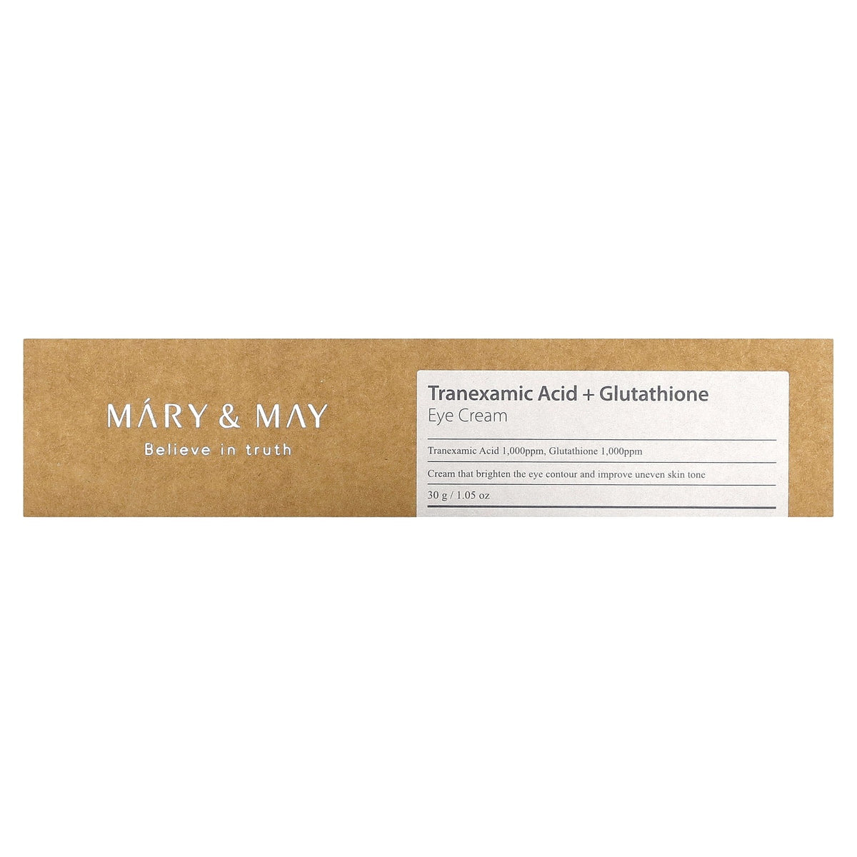 Mary & May Tranexamic Acid + Glutathione Eye Cream – 30ml