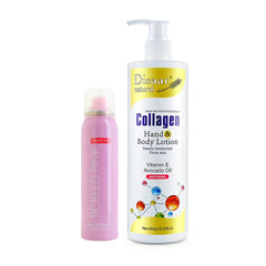 Disaar Collagen Lotion + Bench Tickled Pink Spray - 480g+100ml (Combo)