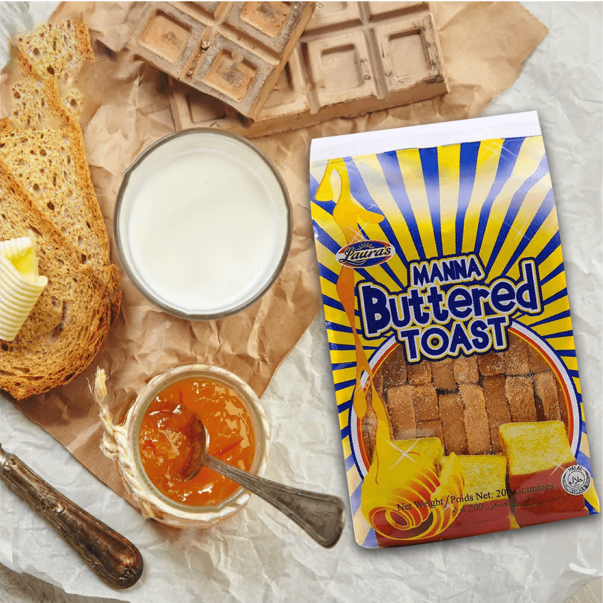 Manna Buttered Toast 200g - Lauras