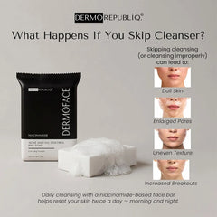 Dermorepubliq DermoFace Niacinamide Acne & Oil Control Bar Soap – 135g
