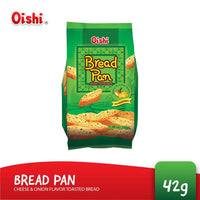 Oishi Bread Pan Toasted Bread Cheese & Onion Flavor - 42g