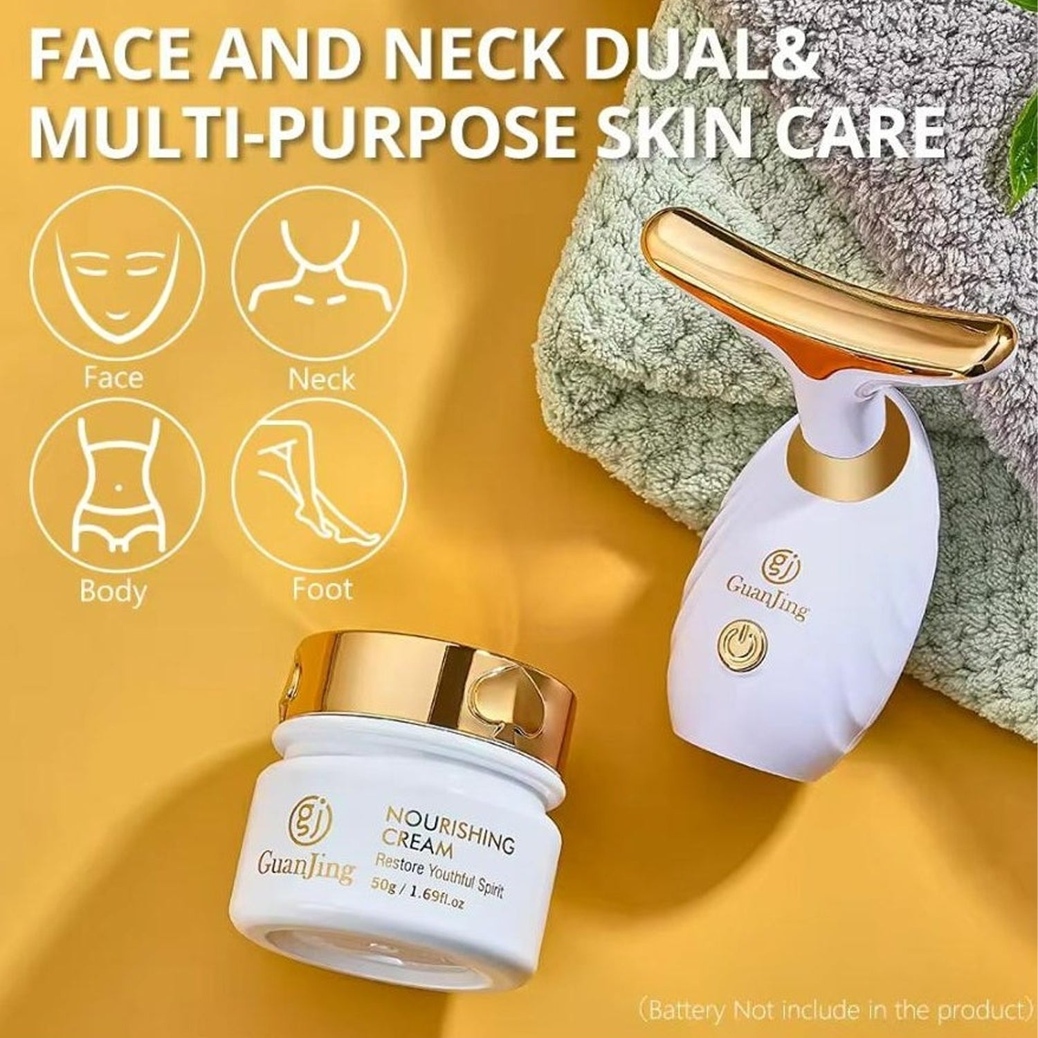 Guanjing Nourishing Lifting Skincare Set Facial Massager - GJ7206