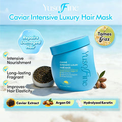 Yusofine Caviar Intensive Luxury Hair Mask – Deep Repair Treatment (255ml)