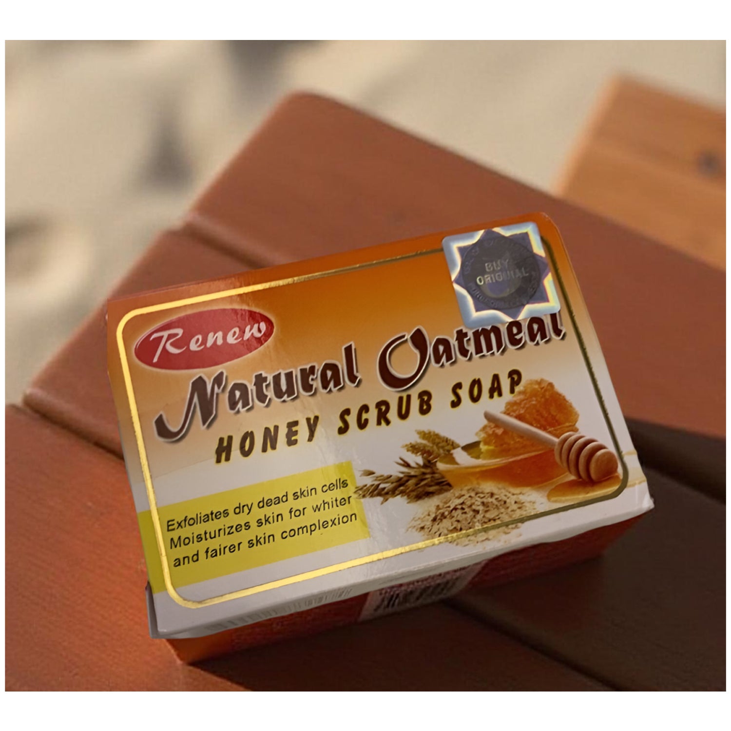 Renew Natural Oatmeal Honey Scrub Soap -135g