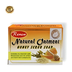 Renew Natural Oatmeal Honey Scrub Soap -135g
