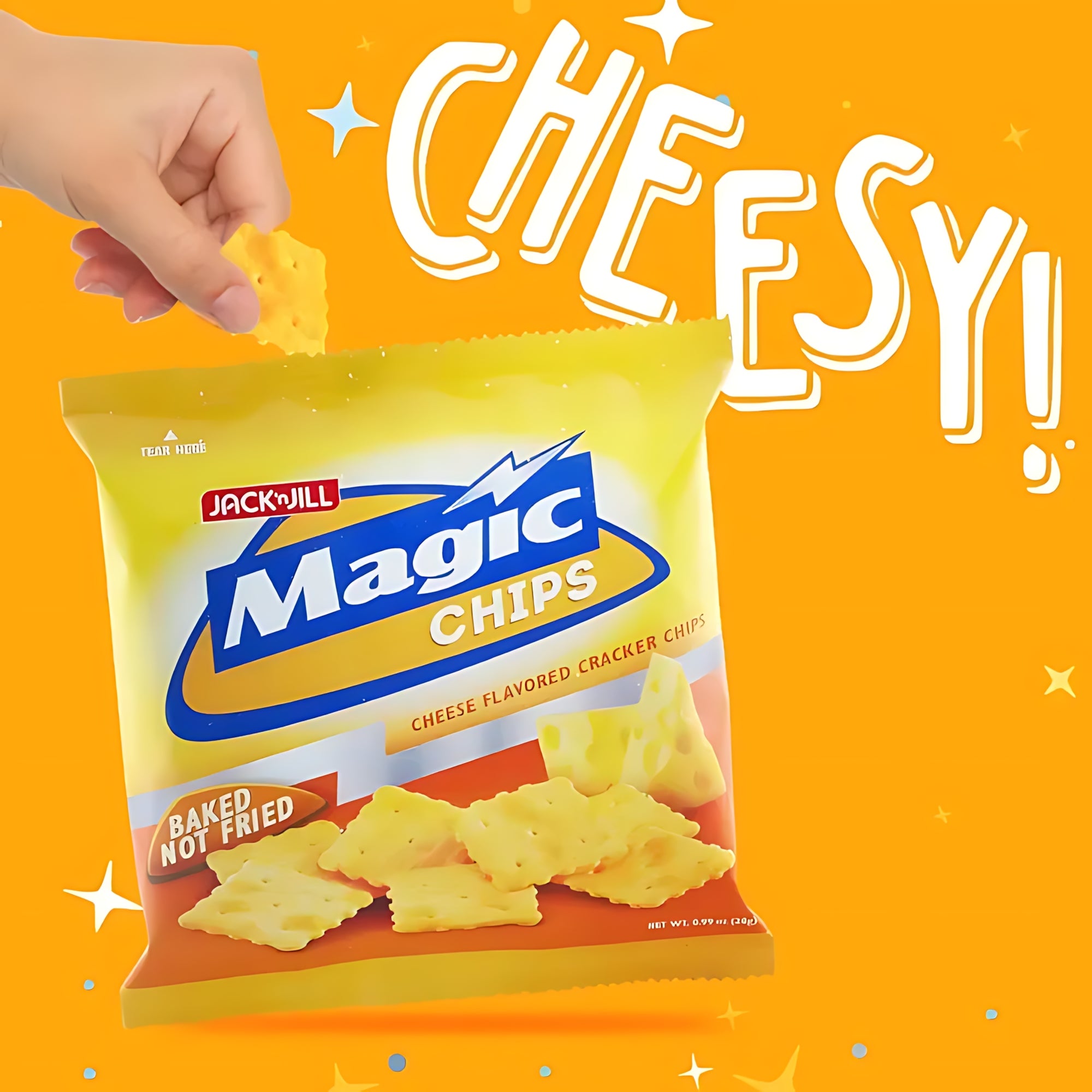 Magic Chips Cheese Baked - Jack N Jill 100g