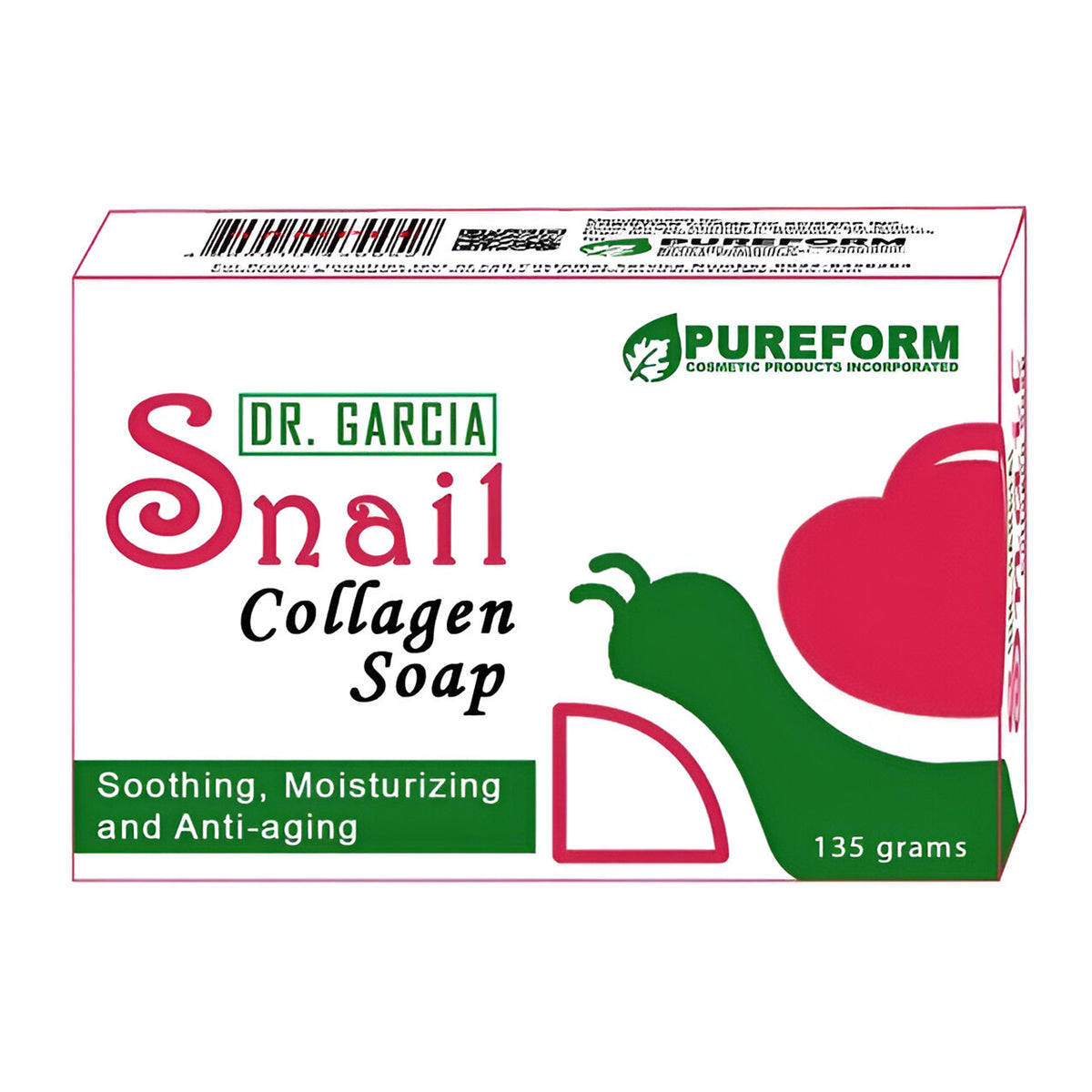 DR.Garcia Snail Collagen (Soothing Moisturizing & Anti-aging) Soap 135g