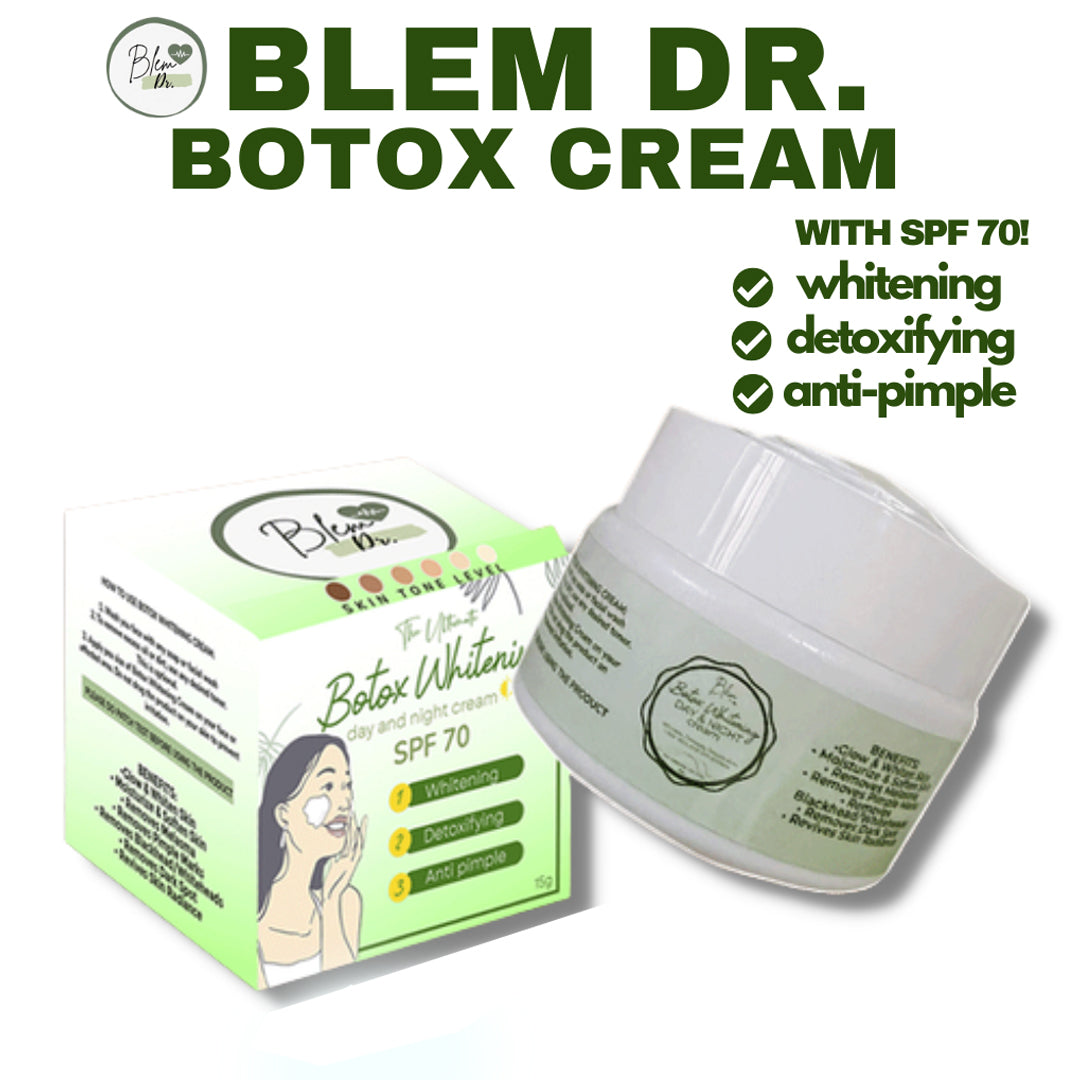 Dr Blem Botox Whitening Cream Day and Night Spf 70 - 15g