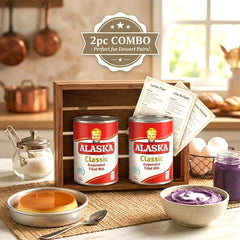 Alaska Classic Evaporated Filled Milk 370ml - 2Pcs COMBO