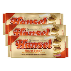 Hansel Flavor Bunch Assorted Cream Biscuits 10x31gm x 3 pcs(Offer)