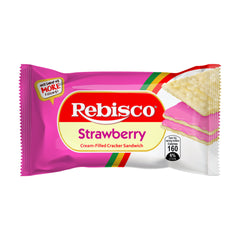 Rebisco Strawberry Filled Cracker Sandwich - 10 x 32g (320g)