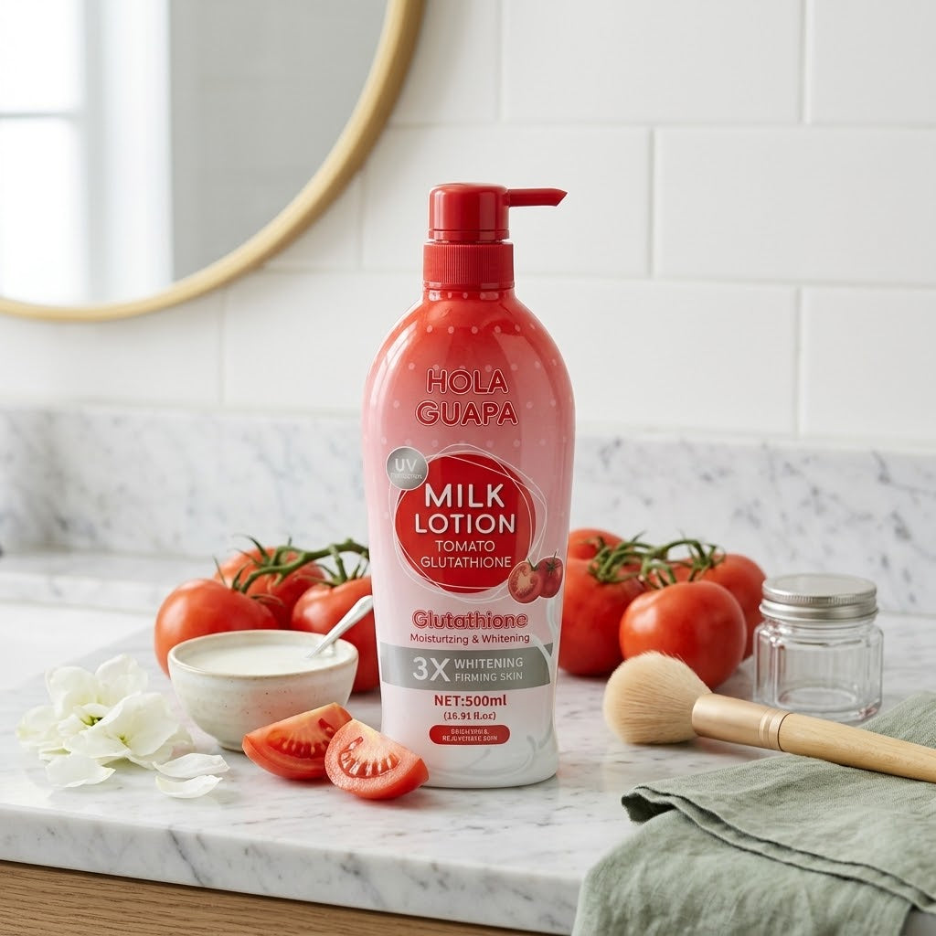 Hola Guapa Milk Lotion Tomato Glutathione – 500ml