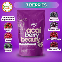Weekit7 Acai Berry Glowing Beauty Powder - 5g x 7 Sachets