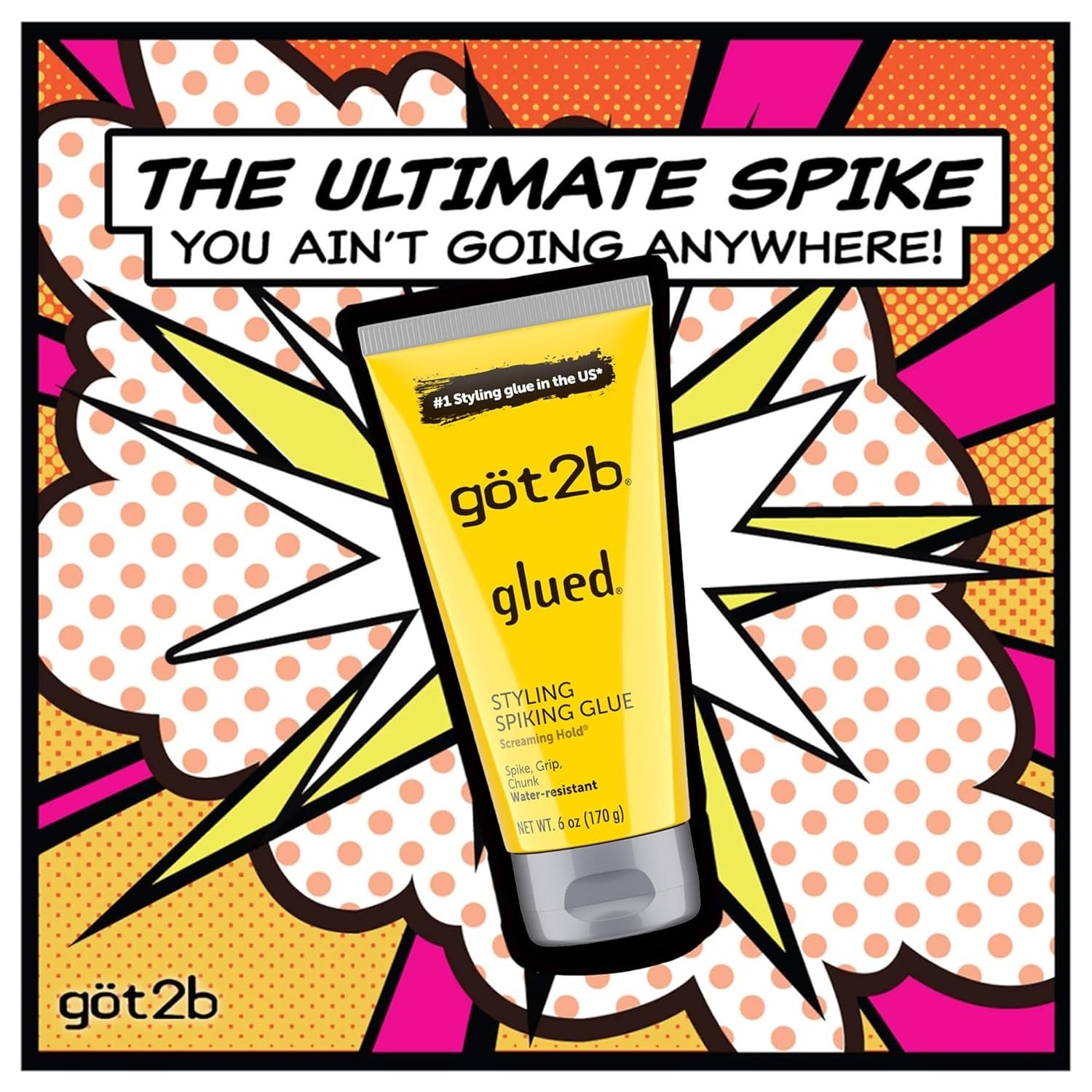 got2b Glued Styling Spiking Glue - 170g
