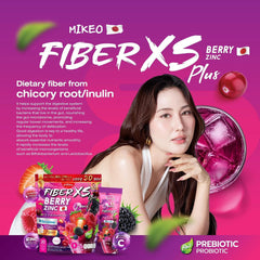MIKEO Fiber XS Plus Berry Zinc – 30 Sachets