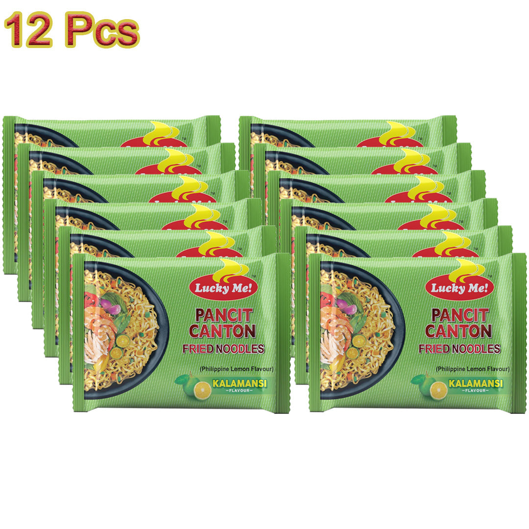 Lucky Me Pancit Canton Kalamansi 60g Pack of 6 (1+1) Offer