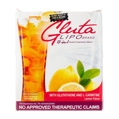 Gluta Lipo 12 in 1 Glutalipo Detox Lemon Flavor Drink – 210g