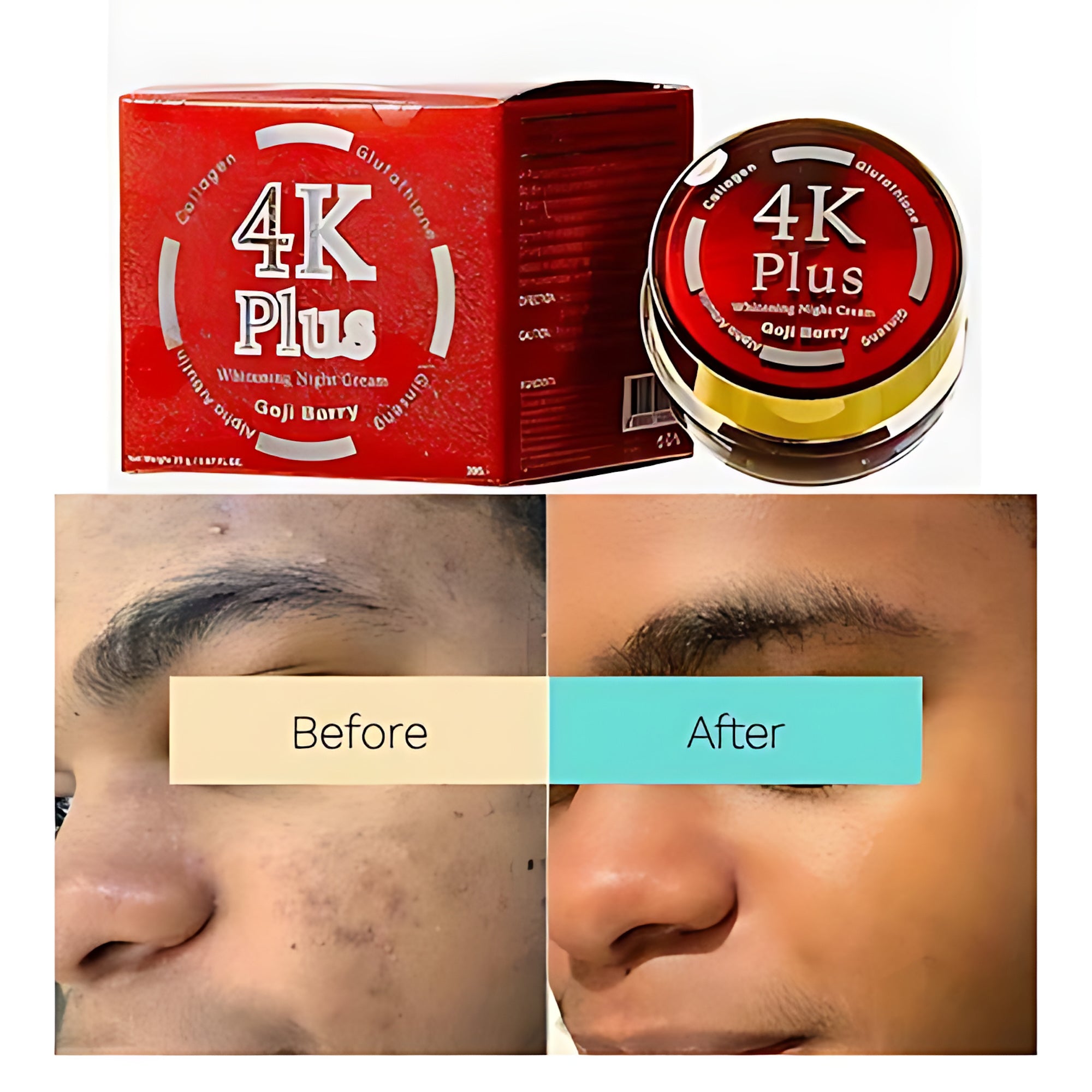 4K Plus Whitening Night Cream 5X Goji Berry – 20g