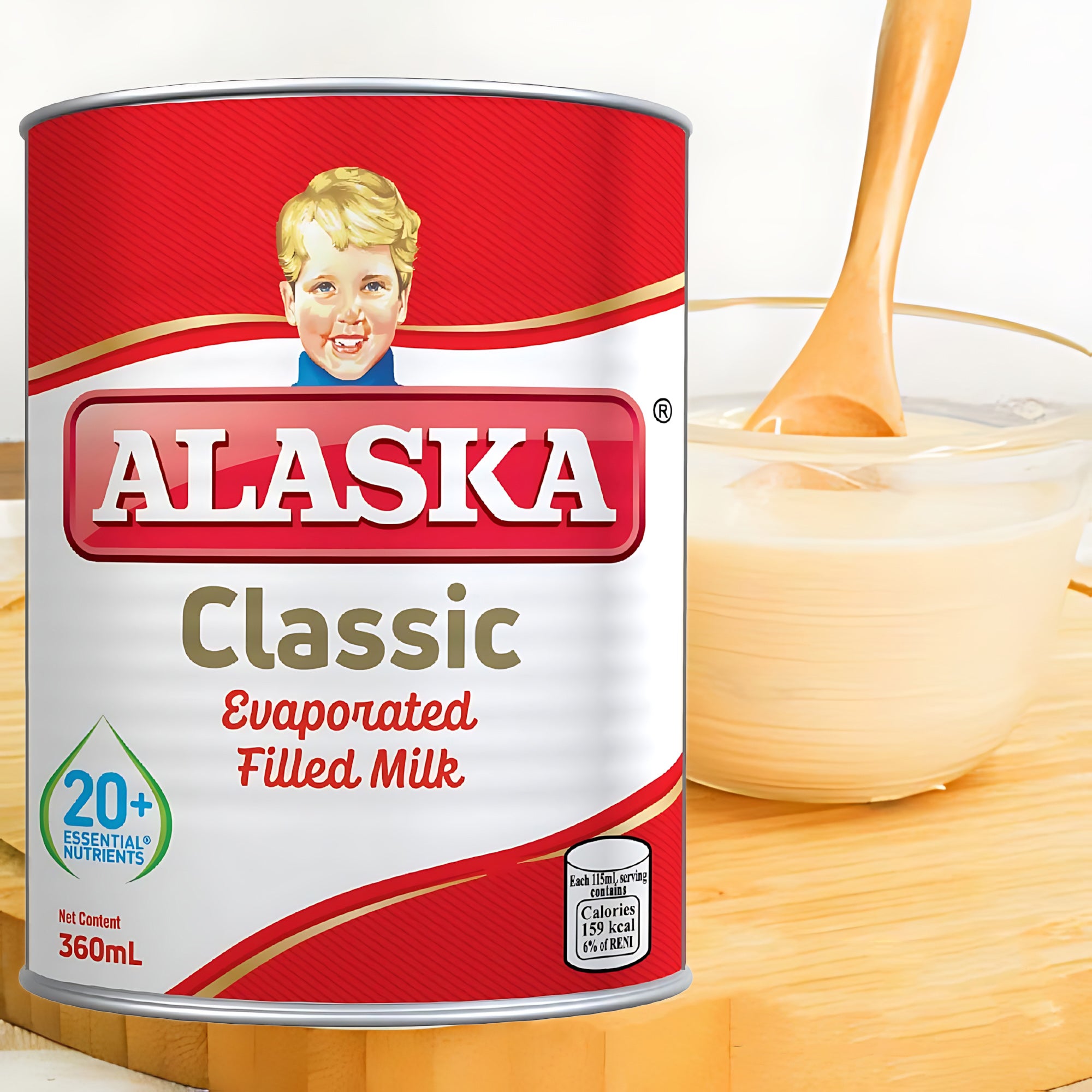 Alaska Classic Evaporated Filled Milk – 360ml (2+1) Offer