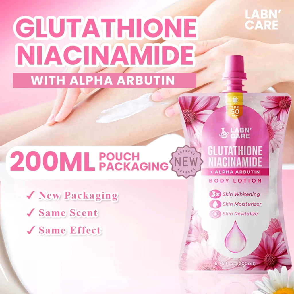 Labn’ Care Glutathione Niacinamide + Alpha Arbutin Body Lotion - 200ML