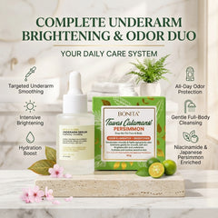 Catt & Co Bright & Free Underarm Serum + BONITA Tawas Calamansi Persimmon Soap COMBO