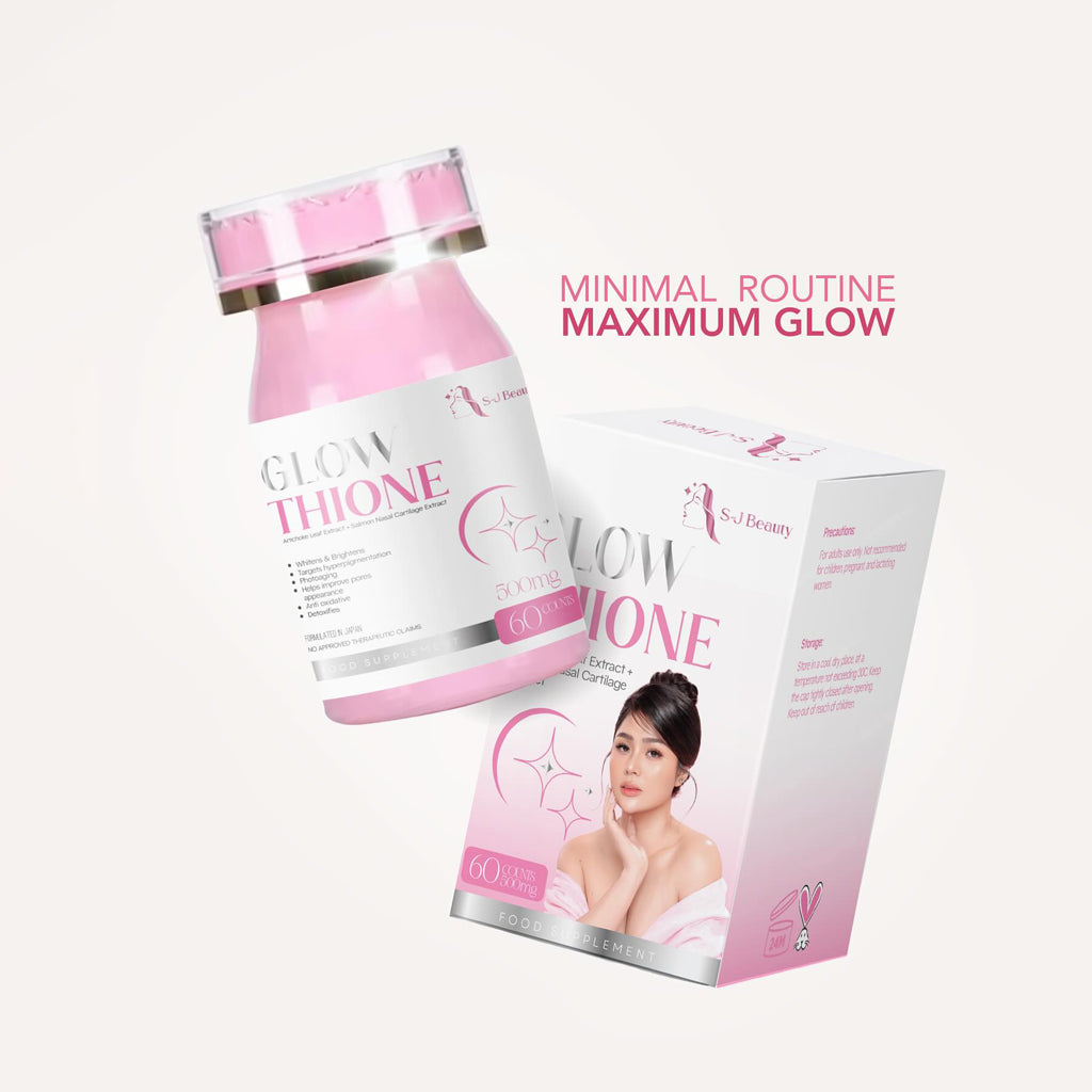 S&J Beauty Glowthione Capsules - 60 Capsules | 500mg Each