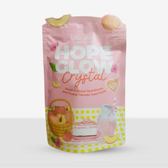 Luna Aura Hope Glow Crystal Peach Glutathione Juice Drink – 10 Sachets (18g each)