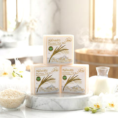 Premium Thai Rice Milk Soap – 65g (3 PCS COMBO)