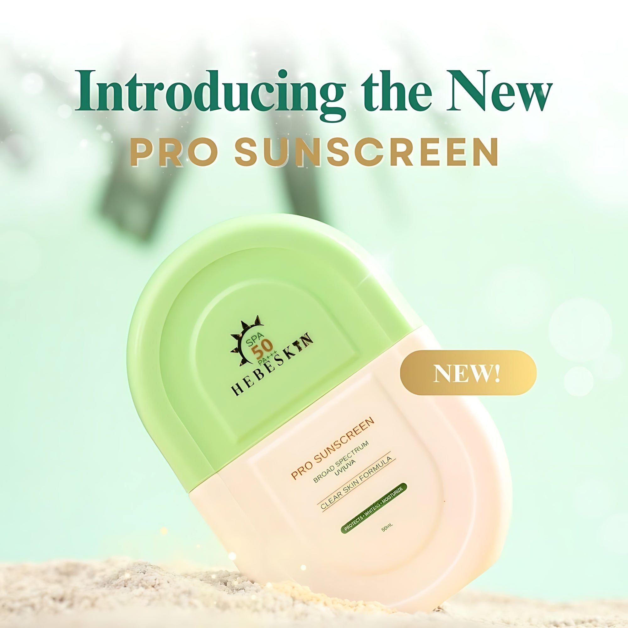Hebeskin Pro Sunscreen SPA50 PA+++ – 50g