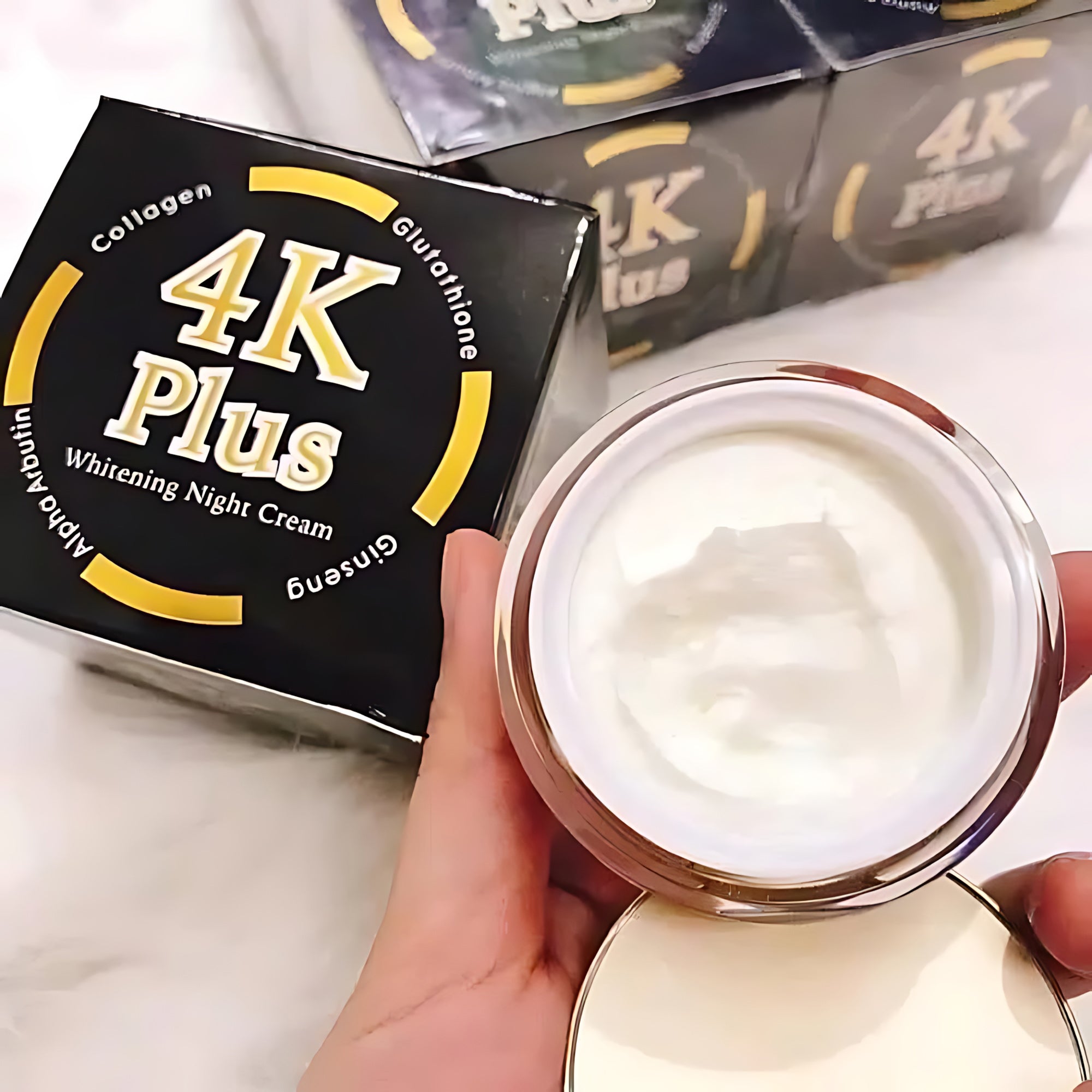 4K Plus Whitening Night Face Cream - 20g