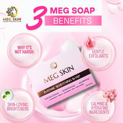 MEG SKIN Intense Whitening Soap – 150g (BUY 1 GET 1 OFFER)