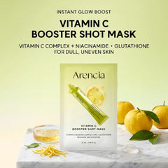 Arencia Vitamin C Booster Shot Mask – 27ml (1 Sheet Mask)