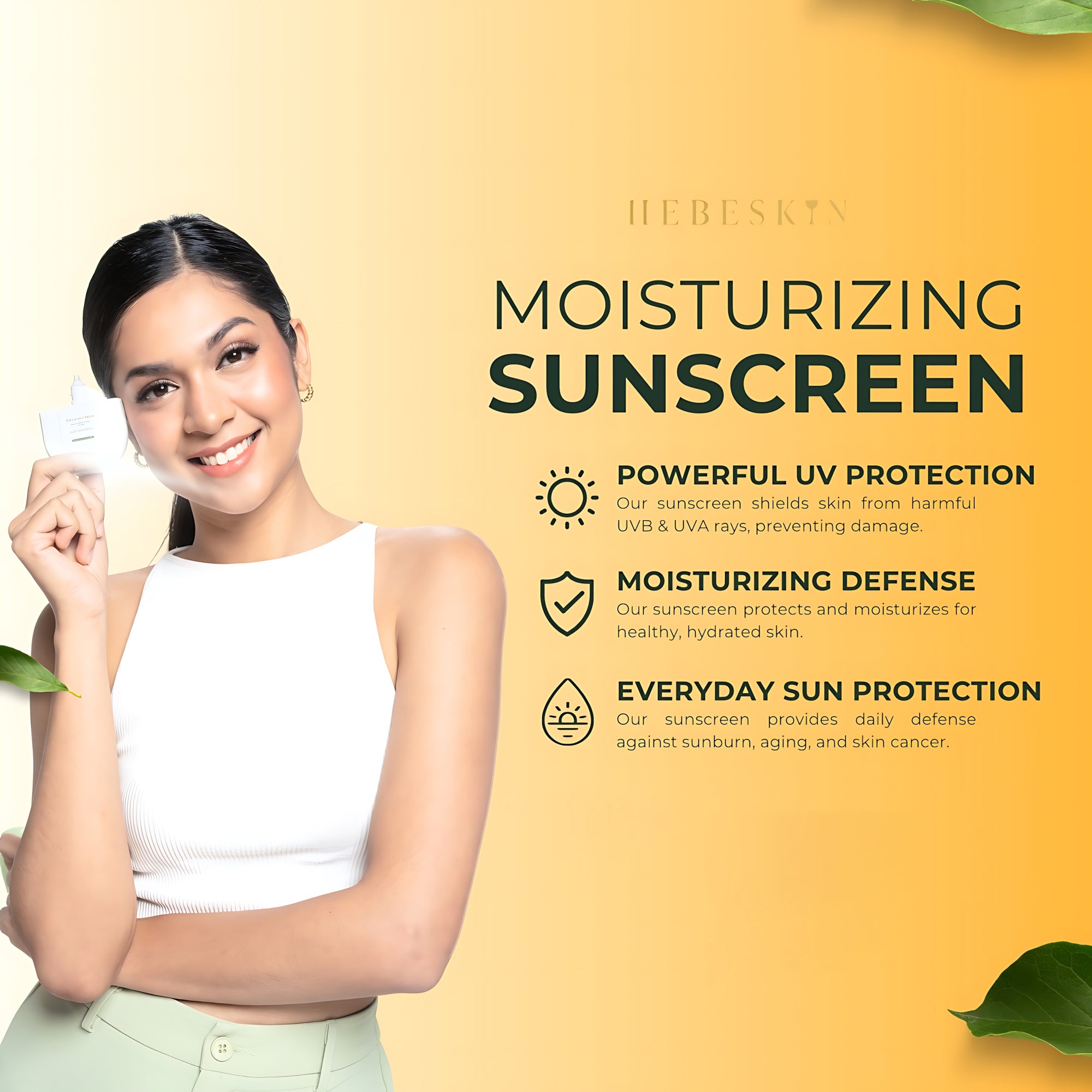 Hebeskin Pro Sunscreen SPA50 PA+++ – 50g