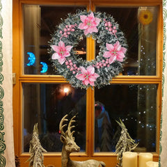 Christmas Wreath – Elegant Floral Holiday Door Decor | Indoor & Outdoor