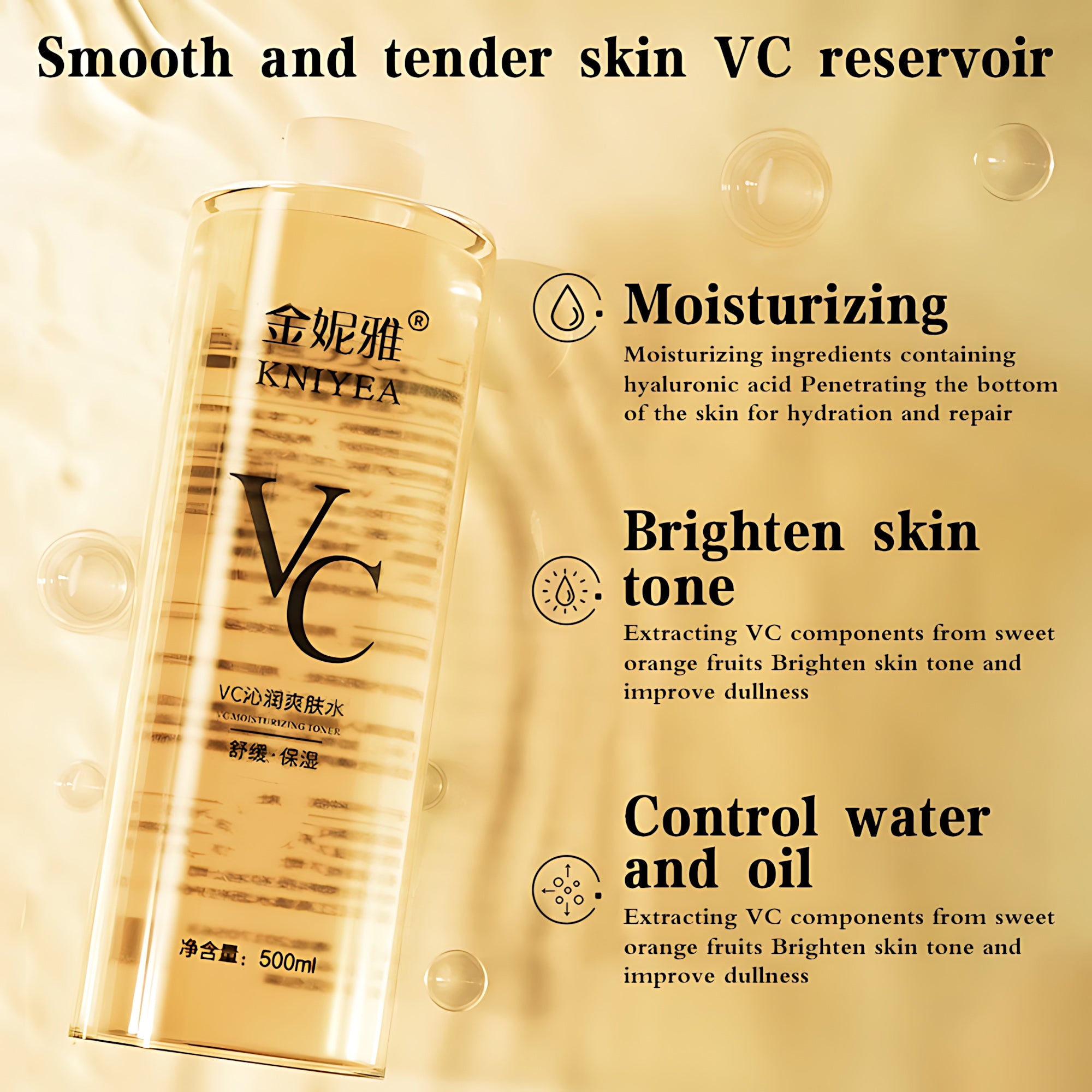 Kniyea VC Toner - Combo Offer (500ml+500ml)