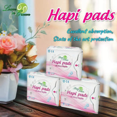 Lean’n Green Hapi Pads Sanitary Napkin Day Use - 3 PCS COMBO Pack( 10 Pads Each)