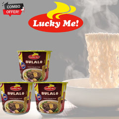 Lucky Me! Bulalo Instant Noodle Soup Cup – 40g (Combo Pack)