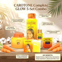 Carotone Light & Natural Brightening COMBO – 5-Piece Set