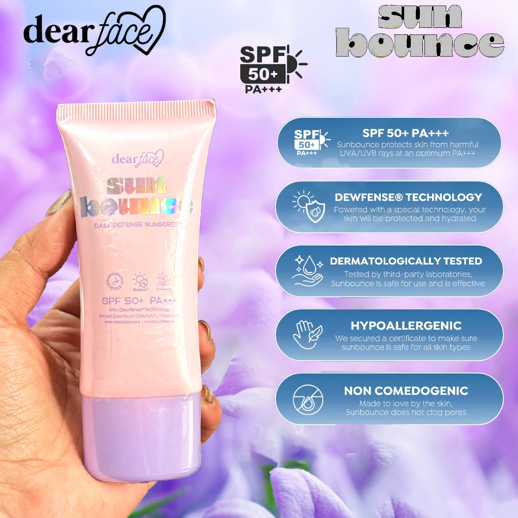 Dear Face Sunbounce Daily Defense Sunscreen SPF50+ PA+++ – 50ml