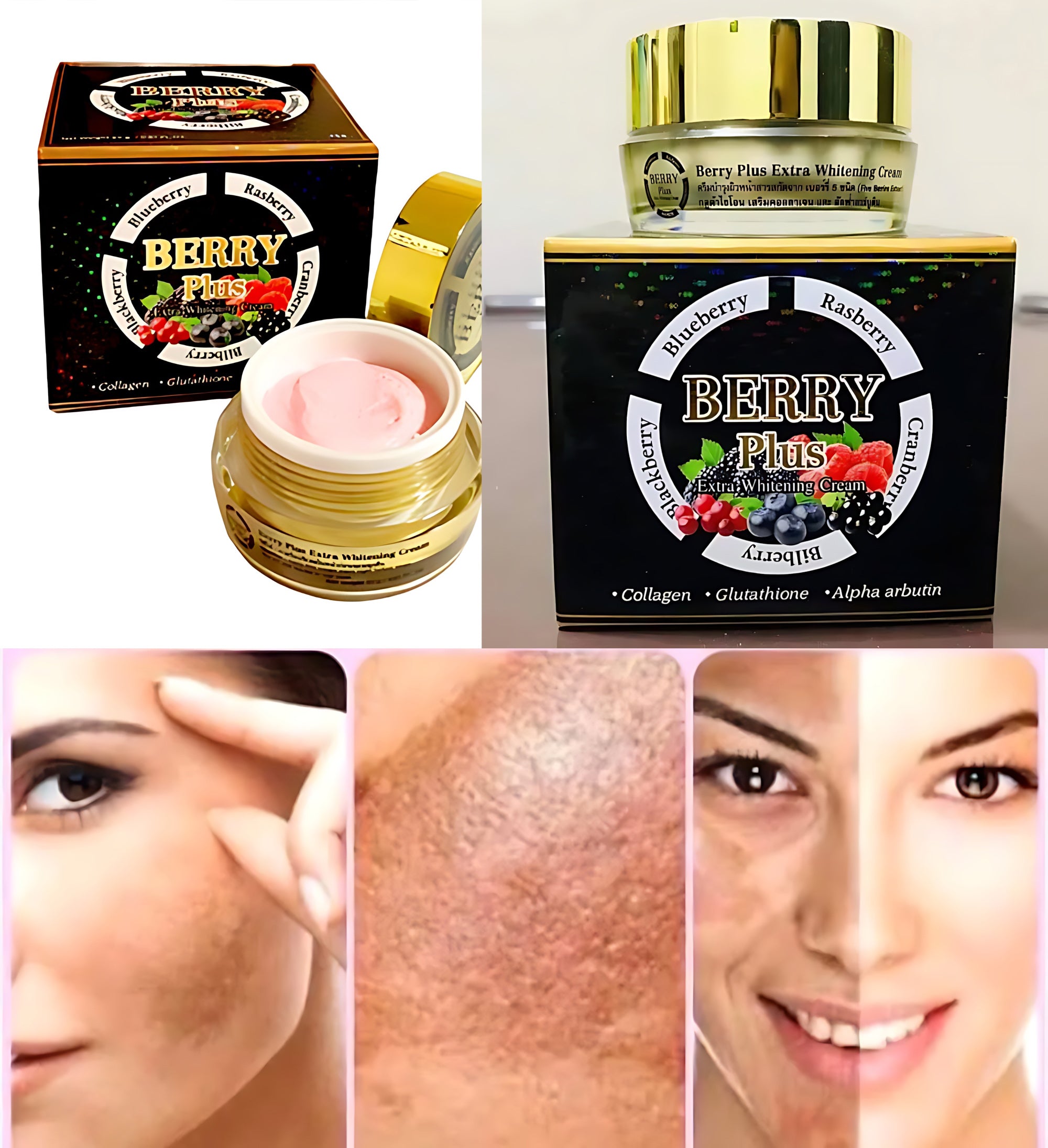 Berry Plus 5X Extra Whitening Cream – 20g