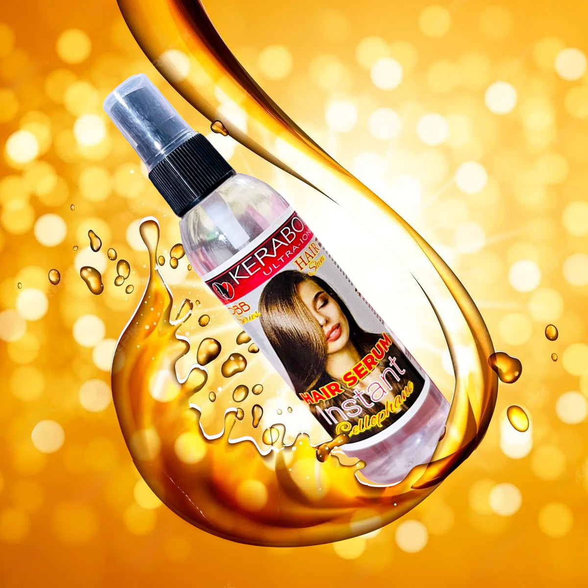 Kerabond Ultra-Ionic Hair Serum Instant Cellophane - 100ml