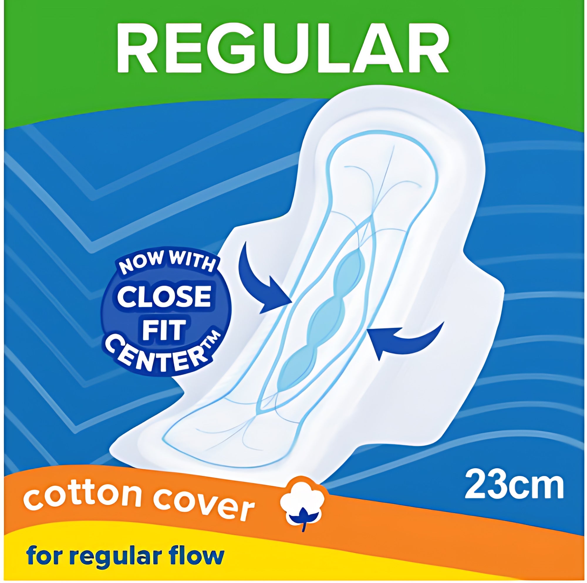 Modess Regular Sanitary Pads with Wings - 10 Pads (9+1 Free)
